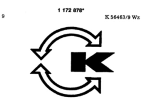 K Logo (DPMA, 12.07.1990)