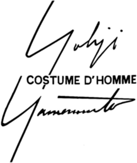 COSTUME D'HOMME Logo (DPMA, 06.02.1992)