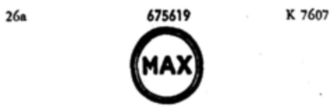 MAX Logo (DPMA, 19.12.1953)