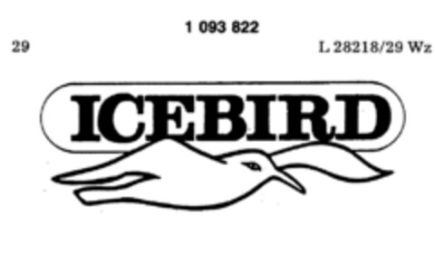 ICEBIRD Logo (DPMA, 29.05.1985)