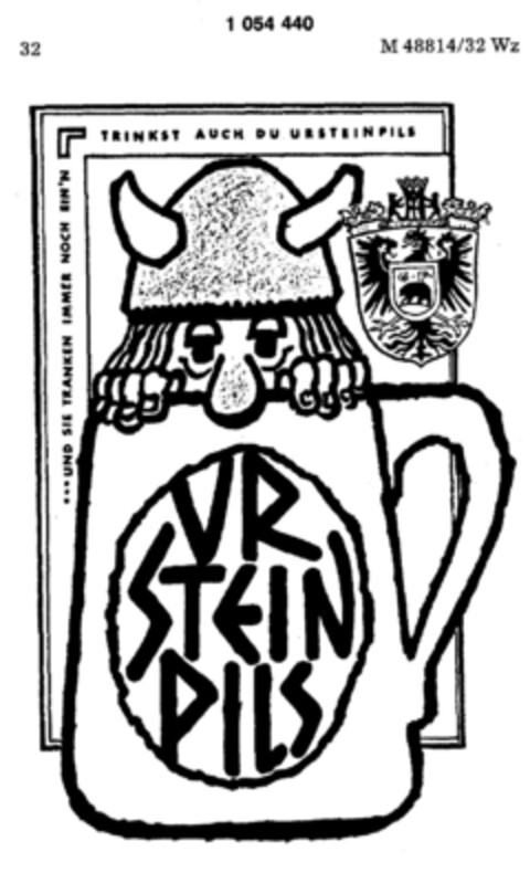 UR STEIN PILS Logo (DPMA, 10/04/1980)