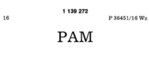 PAM Logo (DPMA, 15.04.1988)