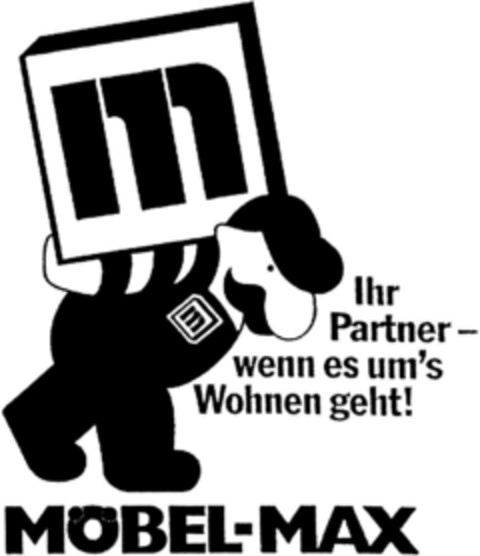 MÖBEL-MAX Ihr Partner-wenn es um`s Wohnen geht! Logo (DPMA, 07.08.1992)