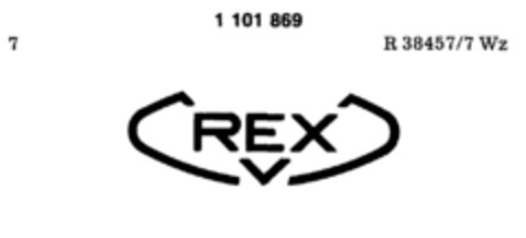 REX Logo (DPMA, 03.01.1981)