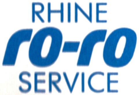 RHINE ro-ro SERVICE Logo (DPMA, 06/13/1985)