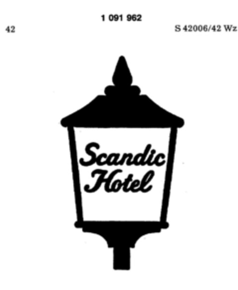 Scandic Hotel Logo (DPMA, 03.07.1985)