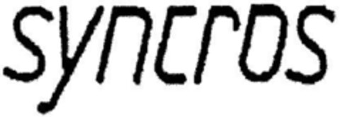 syncros Logo (DPMA, 07.12.1993)