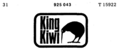 King Kiwi Logo (DPMA, 28.09.1973)