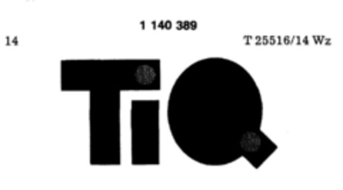 TiQ Logo (DPMA, 09.05.1986)