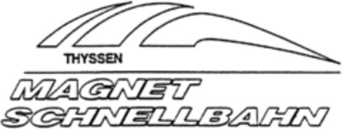 THYSSEN MAGNET SCHNELLBAHN Logo (DPMA, 23.10.1992)