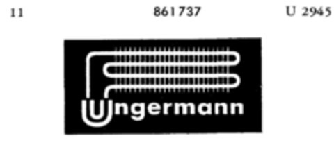 Ungermann Logo (DPMA, 14.11.1967)