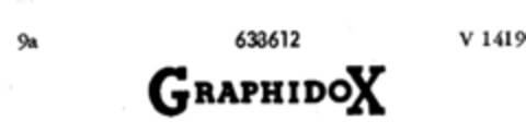 GRAPHIDOX Logo (DPMA, 30.06.1952)