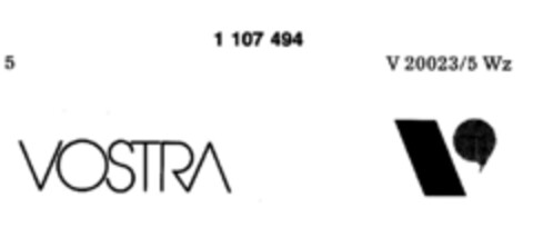VOSTRA Logo (DPMA, 02.10.1986)