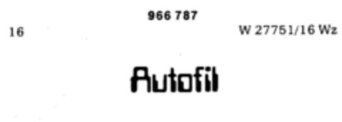 Autofil Logo (DPMA, 04/07/1977)