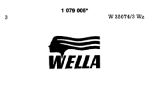 WELLA Logo (DPMA, 23.04.1985)