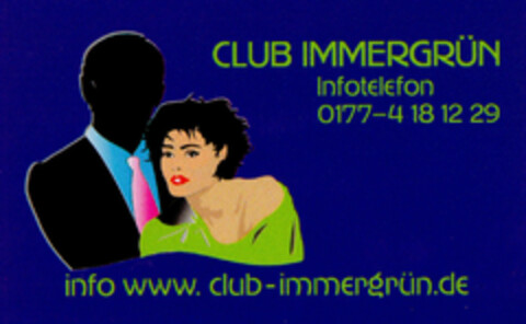 CLUB IMMERGRÜN info www.club-immergrün.de Logo (DPMA, 26.10.2000)