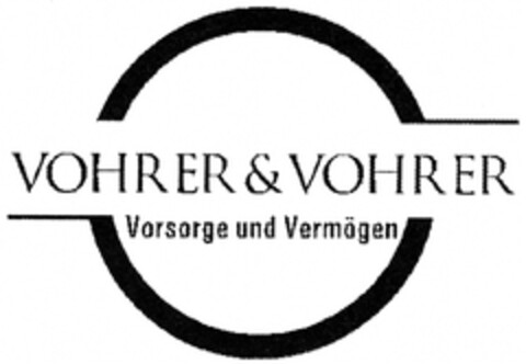 VOHRER & VOHRER Vorsorge und Vermögen Logo (DPMA, 02/19/2009)