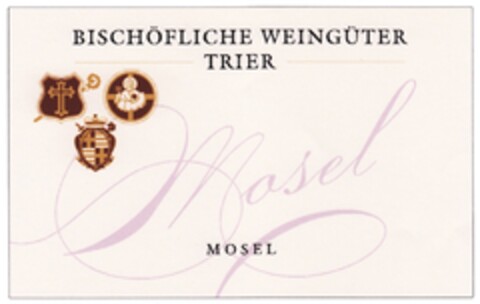 BISCHÖFLICHE WEINGÜTER TRIER Mosel MOSEL Logo (DPMA, 29.02.2012)