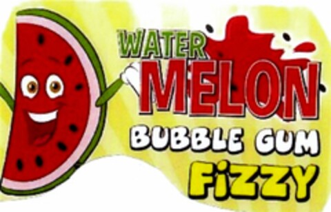 WATER MELON BUBBLE GUM FiZZY Logo (DPMA, 18.07.2012)