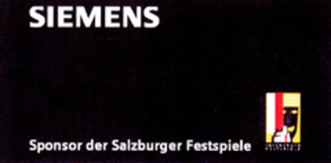 SIEMENS Sponsor der Salzburger Festspiele Logo (DPMA, 04.09.2012)