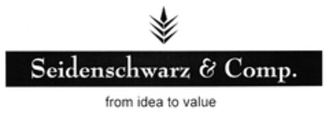 Seidenschwarz & Comp. from idea to value Logo (DPMA, 20.02.2013)