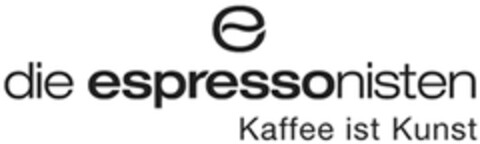 die espressonisten Kaffee ist Kunst Logo (DPMA, 04.09.2013)