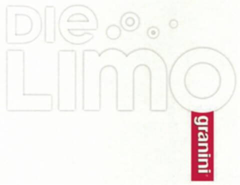 granini Die Limo Logo (DPMA, 04.09.2015)