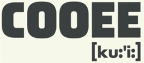 COOEE [ku:´i:] Logo (DPMA, 09/07/2015)