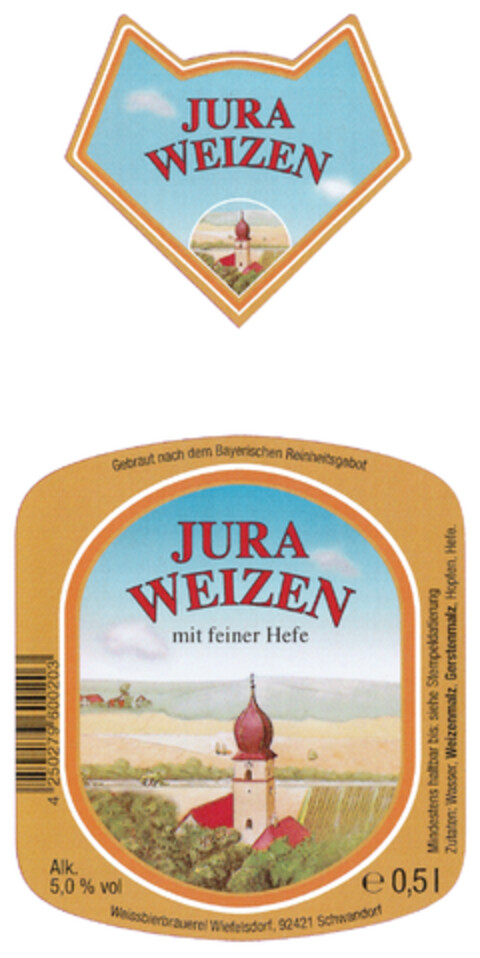 JURA WEIZEN Logo (DPMA, 09.10.2018)