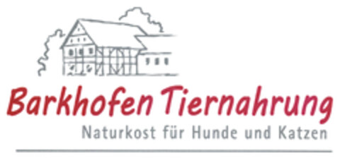 Barkhofen Tiernahrung Naturkost für Hunde und Katzen Logo (DPMA, 02/09/2019)