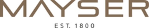 MAYSER EST. 1800 Logo (DPMA, 18.10.2019)