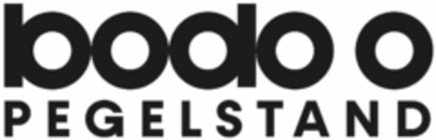 bodo o PEGELSTAND Logo (DPMA, 05/20/2020)