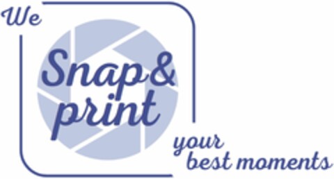 We Snap & print your best moments Logo (DPMA, 23.04.2023)