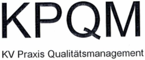 KPQM KV Praxis Qualitätsmanagement Logo (DPMA, 08/16/2004)