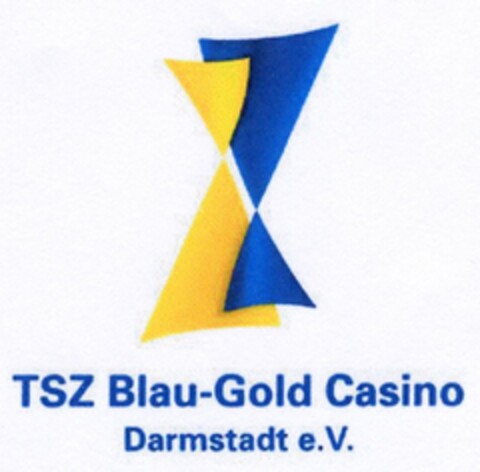 TSZ Blau-Gold Casino Darmstadt e.V. Logo (DPMA, 22.07.2005)