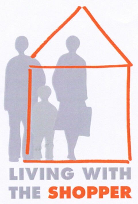 LIVING WITH THE SHOPPER Logo (DPMA, 10.07.2006)