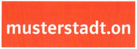 musterstadt.on Logo (DPMA, 26.01.2007)