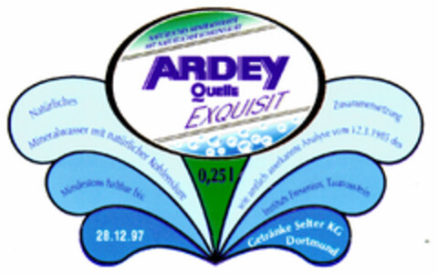 ARDEY QUELLE EXQUISIT Logo (DPMA, 12/12/1994)