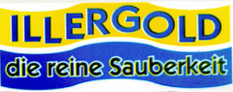 ILLERGOLD, die reine Sauberkeit Logo (DPMA, 07.08.1996)