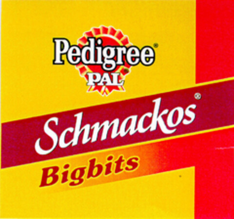 Pedigree PAL Schmackos Bigbits Logo (DPMA, 27.11.1996)
