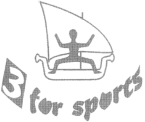 3 for sports Logo (DPMA, 11.02.1997)