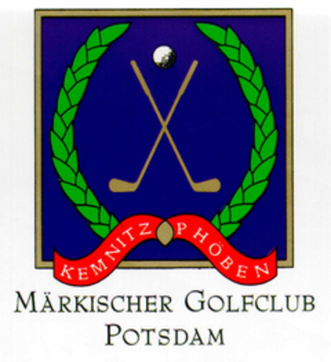 KEMNITZ PHÖBEN MÄRKISCHER GOLFCLUB POTSDAM Logo (DPMA, 10.06.1997)
