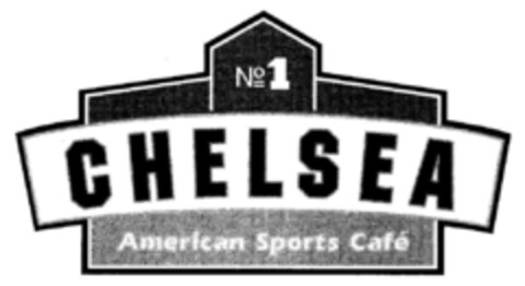 CHELSEA American Sports Café Logo (DPMA, 23.09.1997)