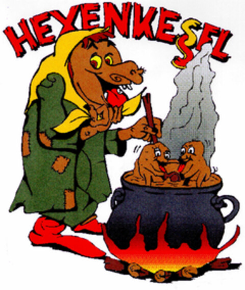 HEXENKESSEL Logo (DPMA, 13.10.1997)