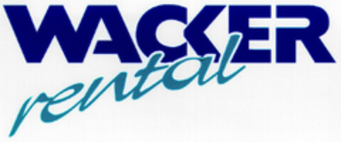 WACKER rental Logo (DPMA, 17.10.1997)