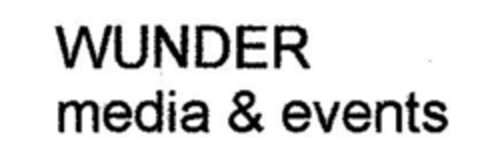 WUNDER media & events Logo (DPMA, 10.09.1999)