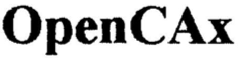 OpenCAx Logo (DPMA, 16.11.1999)