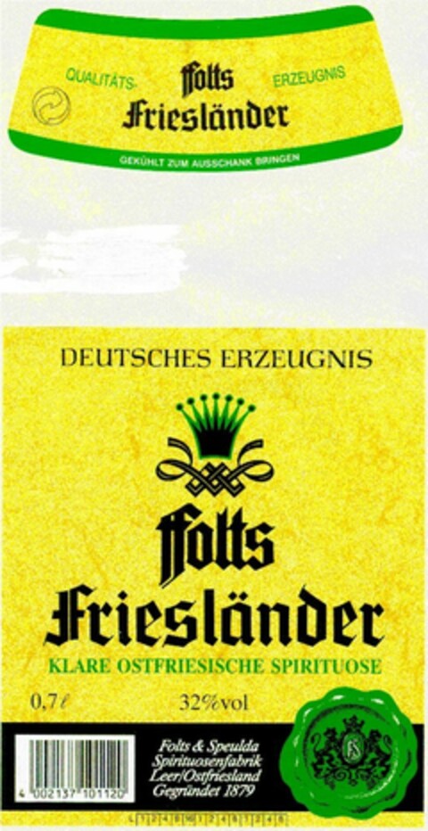 Friesländer Logo (DPMA, 29.11.1999)