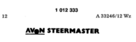AVON STEERMASTER Logo (DPMA, 08.04.1980)