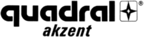 quadral akzent Logo (DPMA, 10.11.1990)
